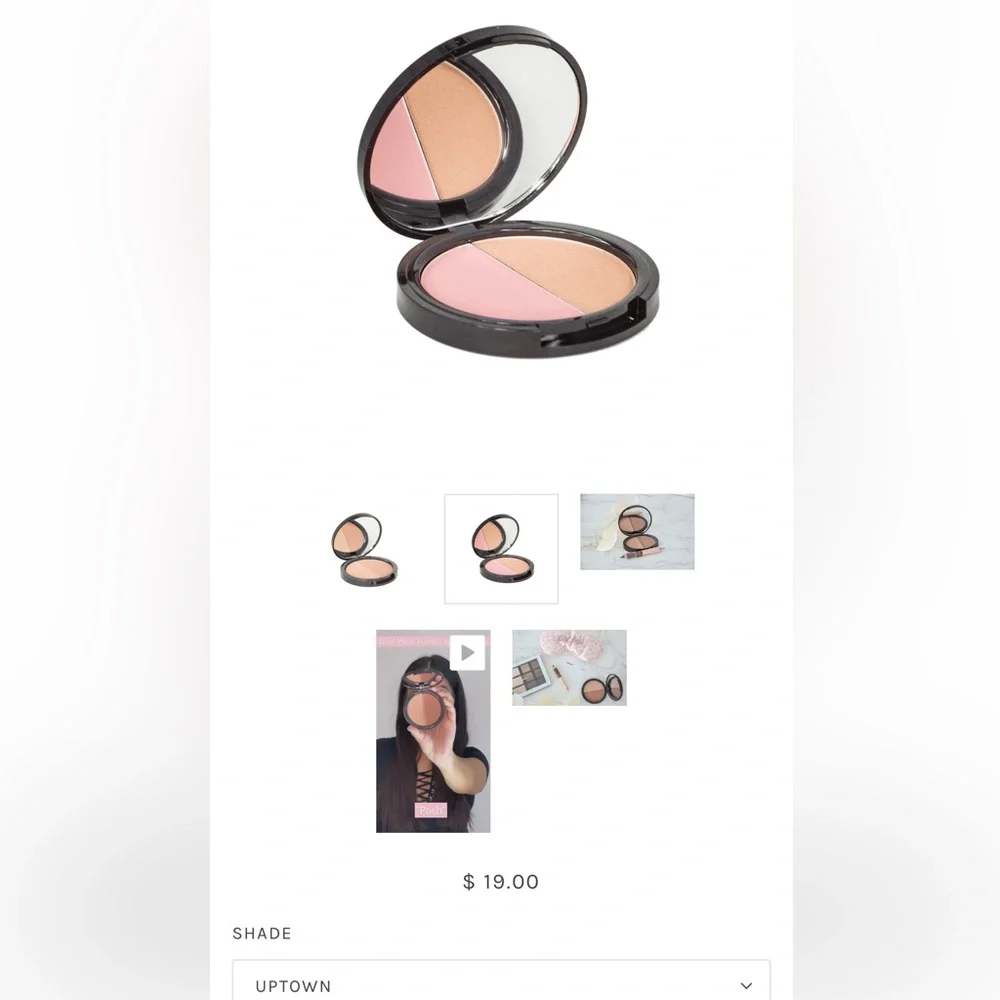 Manna Kadar Step 3 Perfect UPTOWN Bronzer & Blush New SEALED